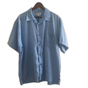 Vintage Passion Men's Shirt Las Vegas Gambling Cards Slots Baby Blue Size XXL